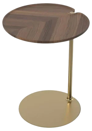Leaf 1 Round Side Table by Mathias De Ferm