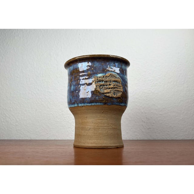 Mid-Century Modern Danish Studio Pottery Vase from Linder Stentøj, 1960s For Sale - Image 17 of 17
