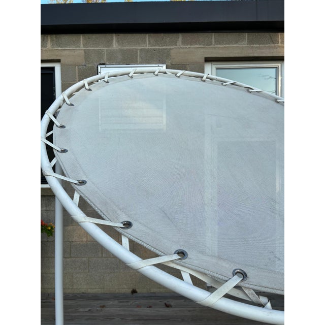 Brown Jordan Sun Shade. Nice Original Condition. Base and pole have been repainted somewhat recently. Shade material is...