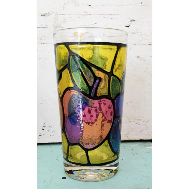 Vintage Colored Fruit Drinking Glasses Set 7 Chairish