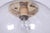 Metal Mid-Century Chandelier in Glass and Brass from Kamenický Šenov, Czech, 1960s For Sale - Image 7 of 11