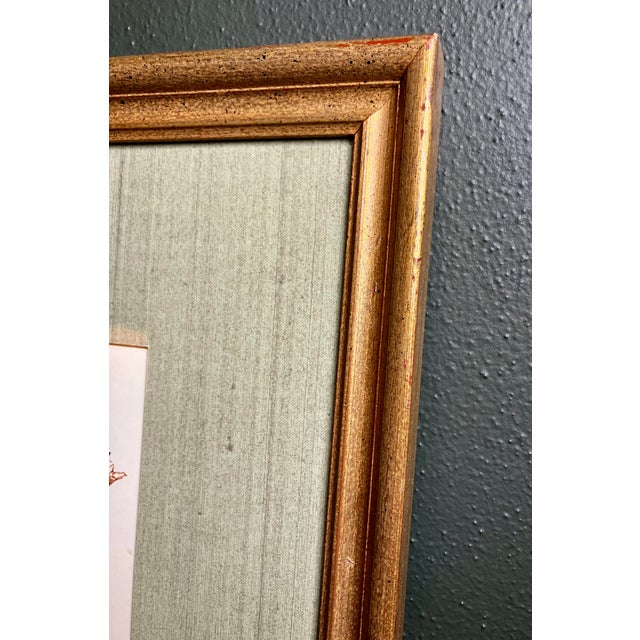 Vintage Framed Botanical Lithographic Print of Zantedeschia Aethiopica (Calla Lily) by Thalia Lincoln. For Sale - Image 11 of 18