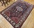 Persian Vintage Persian Bakhtiari Rug, Handwoven Wool, Floral Pattern, Navy & Ivory, 5x7 For Sale - Image 3 of 14