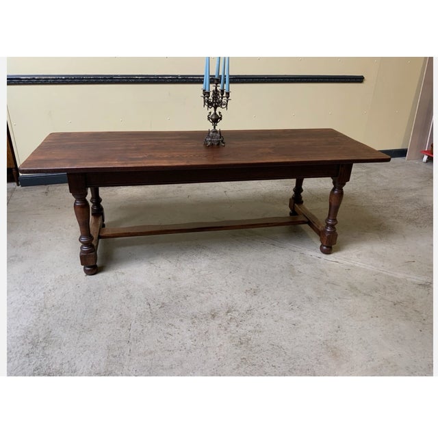 Vintage Monastery Table, 1940 For Sale - Image 9 of 13