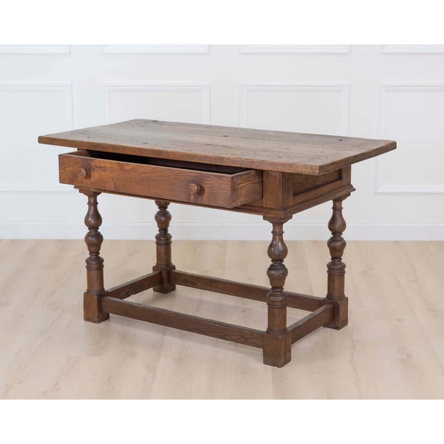 18th Century 18th Century Italian Elm Console Table For Sale - Image 5 of 8