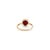 Handcrafted 1.75ct Natural Ruby Solitaire Ring in 14k Yellow Gold Size 7 For Sale - Image 10 of 16
