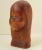 Brown Vintage Luman Kelsey Woman's Head Bust Sculpture in Wood For Sale - Image 8 of 8