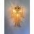 Contemporary Gold and Transparent Selle Murano Glass Wall Sconces by Simoeng, Set of 2 For Sale - Image 3 of 6