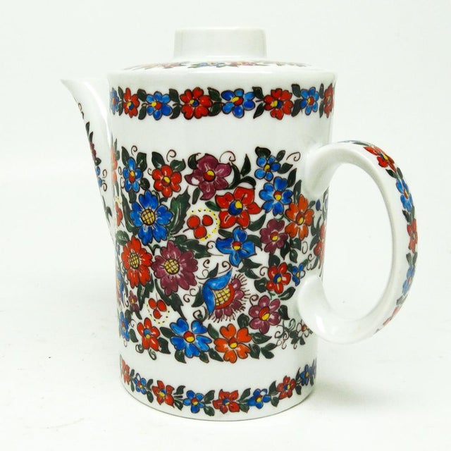Ceramic Hand-Painted Jug from Chodzież, Poland, 1970s For Sale - Image 7 of 16