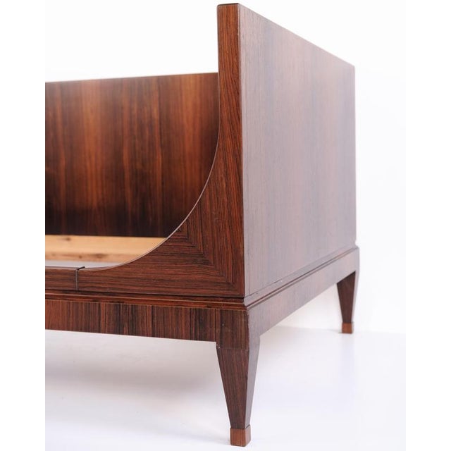 1960s Vintage Danish Rosewood Bed, 1960s For Sale - Image 5 of 9