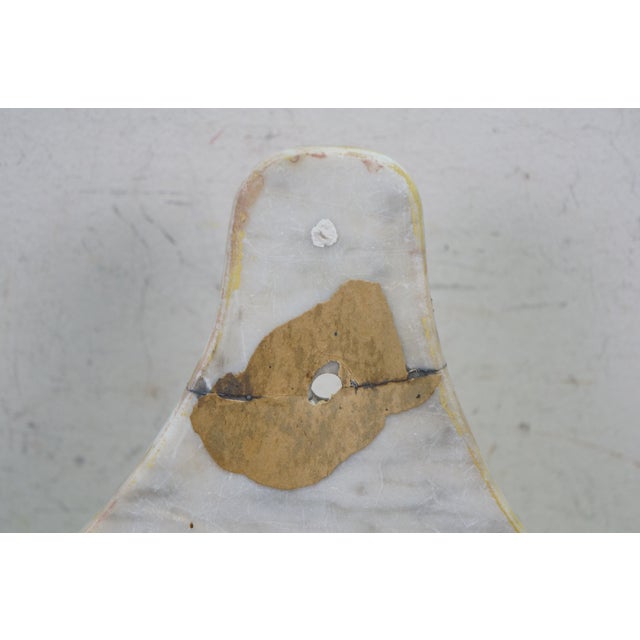 Antique Victorian White Carrara Marble Bathroom Wall Sconce Shelf 15" For Sale - Image 13 of 13