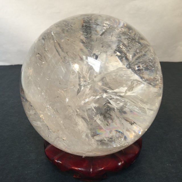 Extra Large Quartz Crystal Ball Chairish