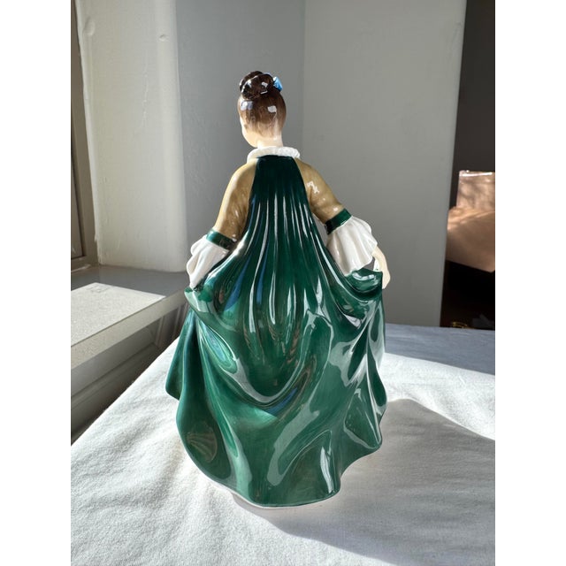 Royal Doulton Mid 20th Century Royal Doulton Figurine ~ “Elegance” ~ Hn 2264 For Sale - Image 4 of 11