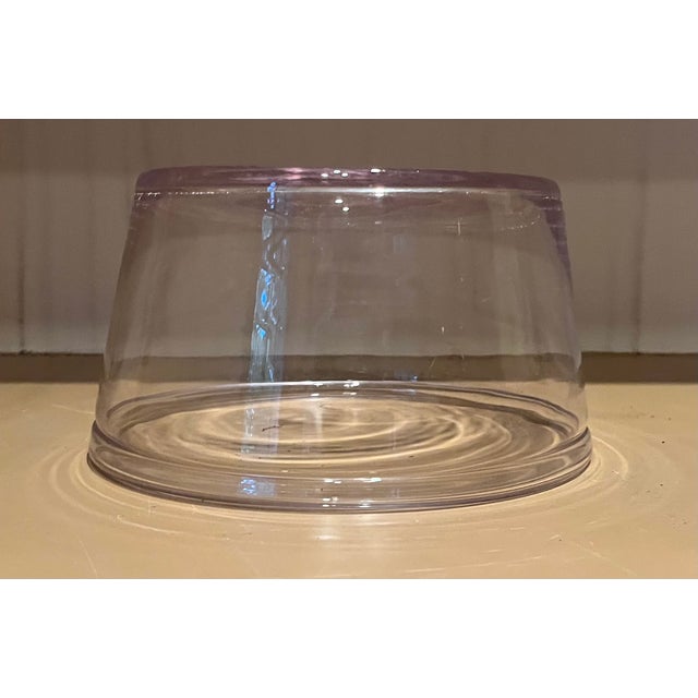 Antique 19th Century American Free Form Blown Glass Bowl With Rolled Lip and Polished Pontil For Sale In New York - Image 6 of 17
