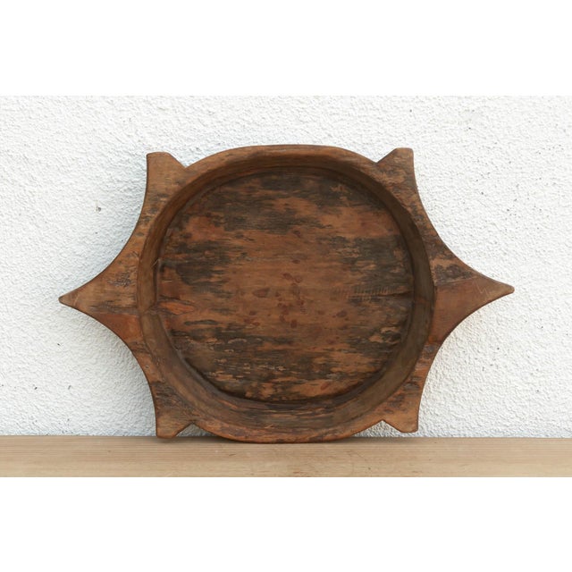 Large Vintage "Turtle" Dough Bowl For Sale In Los Angeles - Image 6 of 7