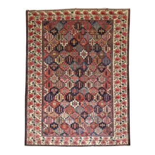 Antique Zabihi Collection Large Persian Bakhtiari Rug - 11'9" x 16'5" For Sale