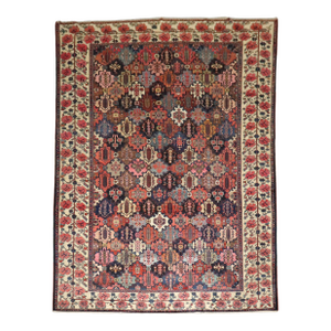 Antique Zabihi Collection Large Persian Bakhtiari Rug