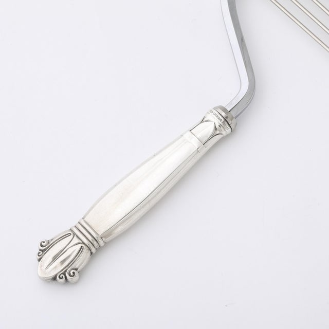 Neoclassical Neolcassical Sterling Silver Handled Cake Rake For Sale - Image 3 of 10