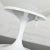 1960s Mid Century Modern Table Lamp Stemlite by Bill Curry for Design Line With Opaque White Glass Ball Shade For Sale - Image 6 of 13