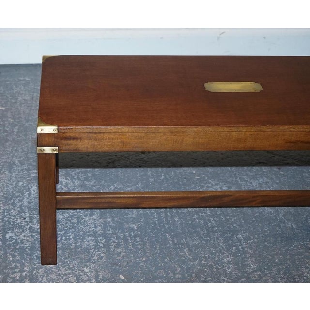 Reh Kennedy Military Campaign Coffee Table from Harrods For Sale - Image 6 of 18