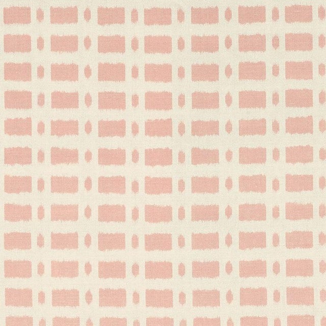 Transitional Sample - Schumacher X Veere Grenney Townline Road Fabric in Pink For Sale - Image 3 of 3