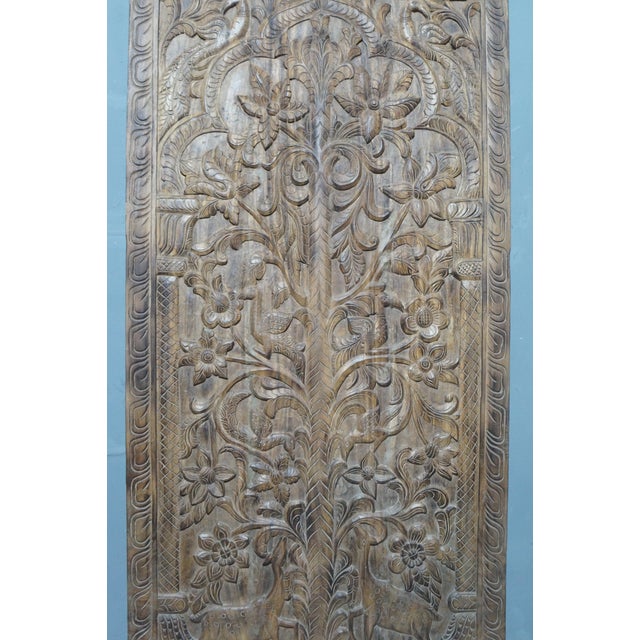 Celebrate nature, harmony, and soulful design with this extraordinary hand-carved Tree of Life barn door panel,...