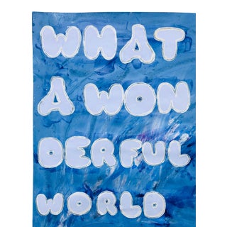 "What a Wonderful World" Painting by Virginia Chamlee For Sale