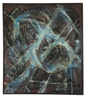 Otto Petersen, Mid-Century Modern Painting, 1960s, Oil on Canvas
