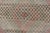 Taupe Vintage Turkish Embroidered Flat Weave With Soft Colors in Diamond Design 7'6" X 9'3" For Sale - Image 8 of 11