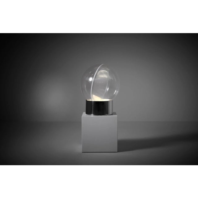 Glass Sphere Model 4043 Table Lamp by Filippo Panseca for Kartell, Italy, 1960s For Sale - Image 7 of 10