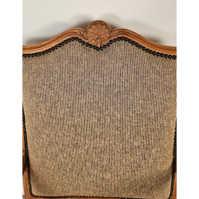 Tan Pair of 19th Century Italian Carved Wooden Chairs in Transitional Style For Sale - Image 8 of 10