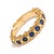 Contemporary Majestic Sapphire Adjustable Gold Statement Ring, Size 8 For Sale - Image 3 of 8