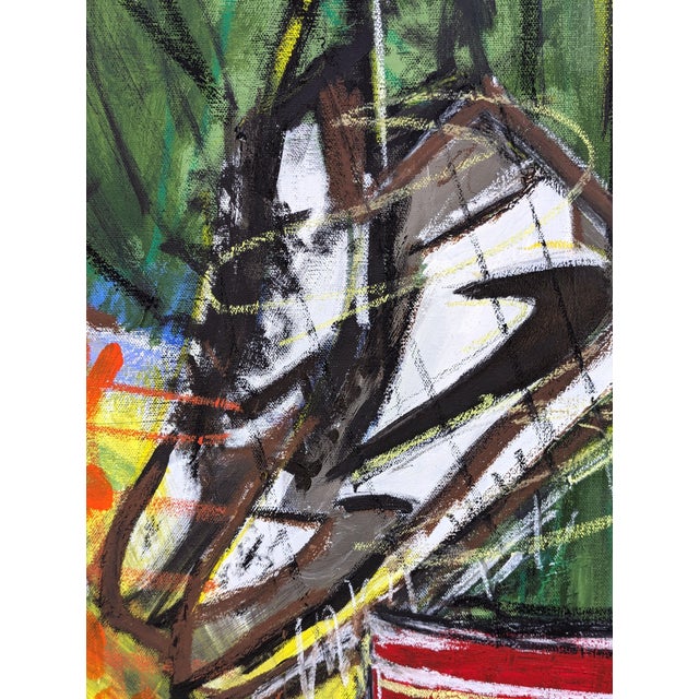 Ramon Severino Contemporary Colorful Abstract Cactus, Campbell's Soup, and Luchador Painting, 2024 For Sale - Image 10 of 11
