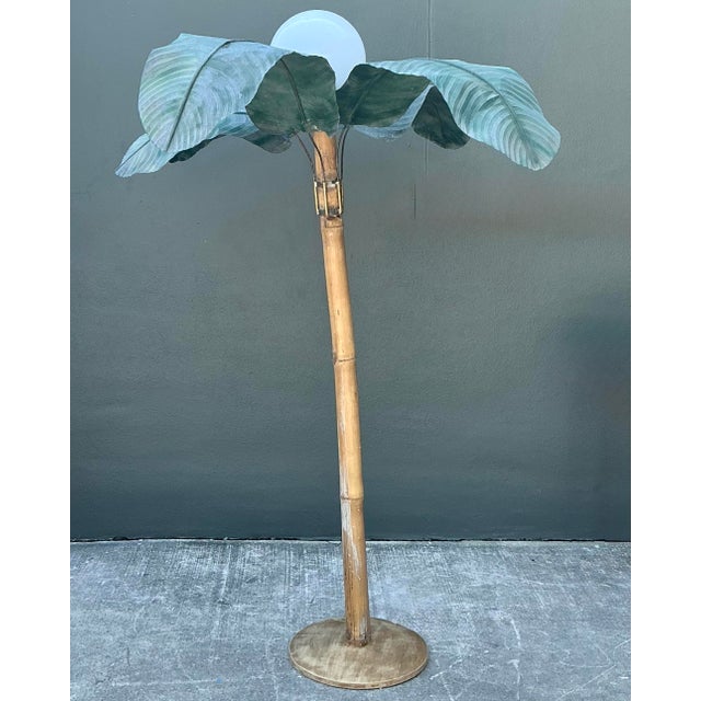 Vintage Palm Tree Floor Lamp For Sale - Image 10 of 12