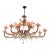 1970s Palace-Size, Murano (Venetian) Glass Chandelier — 12 Twisted Arms, 2 Tiers, Oval Form, Italian Import For Sale