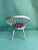 Mid-Century Modern Fuchsia and White Circle Chair by Yngve Ekstrom for Swedese, 1960s For Sale - Image 3 of 8