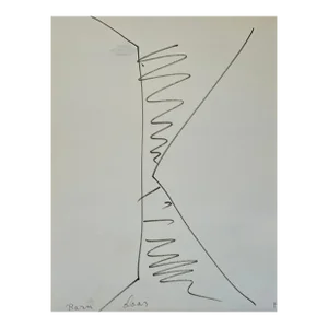 Frank Wallace Barn Door Abstract Drawing