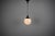 Glass Czechoslovak Opaline Glass Globe Pendant Lamp, 1970s For Sale - Image 7 of 10