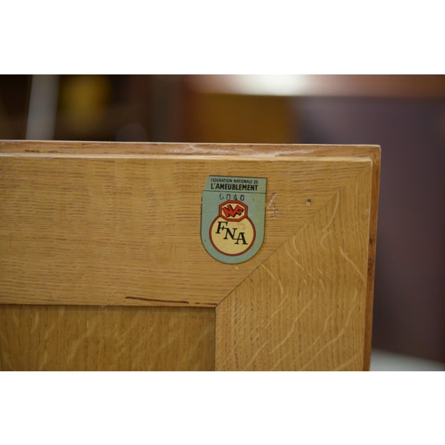 Vintage Three-Door Sideboard in Oak, 1950s For Sale - Image 3 of 14