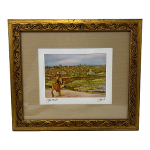 Framed Jerusalem Cityscape Print by Lavi Group, Made in Israel