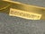 Glass Vintage Labarge Hexagonal Brass and Glass Coffee Table For Sale - Image 7 of 10