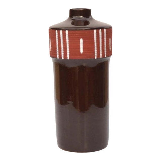 Ceramic Vase, Keralit Litomyšl, Czechoslovakia, 1960s. For Sale