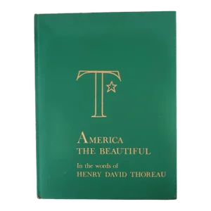 America the Beautiful, Words of Henry Thoreau, Vintage Hardcover