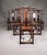 Vintage Chinese Brown Tall Yokeback Chairs, Set of 6 For Sale - Image 16 of 16