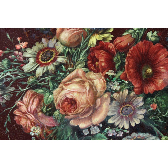 Brown Victorian Papier Mache Tray Table For Sale - Image 8 of 12