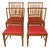 Vintage Chairs in Oak and Eco-Leather, 1960s, Set of 4 For Sale