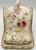 Victorian Antique Victorian Covered Cheese Dish - Pink & Gold, Stoke-on-Trent, C. 1910 For Sale - Image 3 of 9