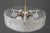 1950s Round Textured Glass Ring and Brass Pendant Lamp by J. T. Kalmar, 1950s For Sale - Image 5 of 18