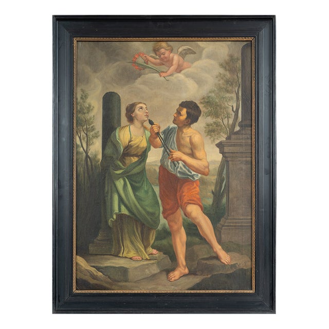 The Martyrdom of Saint Apollonia, 18th Century, Oil on Canvas For Sale