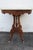 Late 1800s Victorian Eastlake Marble Top Carved Side Table 6295 For Sale - Image 10 of 17